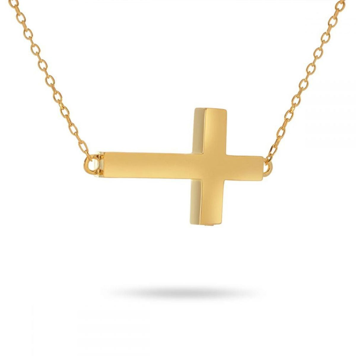 Comfort Cross Gold Steel Keepsake