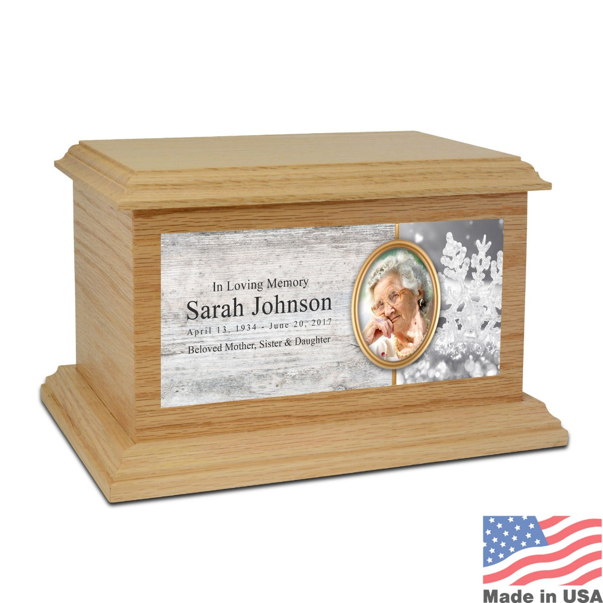Rainier Life Treasured Urn - Oak